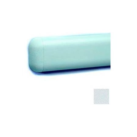 Pawling Wall Guard W/Rounded Top & Bottom Edges, Aluminum Retainer, 2-516"H x 12'L, Blue Ice WG-3-12-29